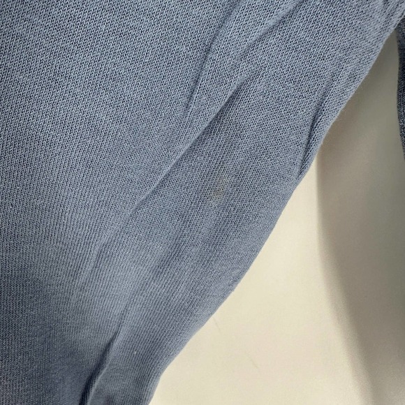 Kenneth Cole V-Neck Silk Blend Knit Top Blue READ DESCRIPTION - Picture 3 of 10